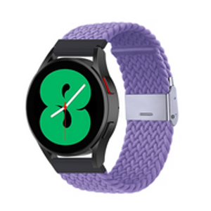 Braided nylon bandje - Paars - Huawei Watch GT 2 / GT 3 / GT 4 - 46mm