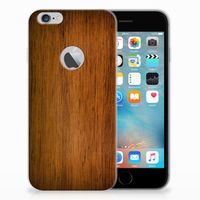 Apple iPhone 6 Plus | 6s Plus Bumper Hoesje Donker Hout