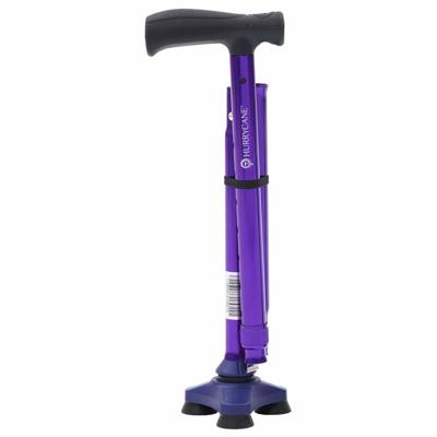 Wandelstok opvouwbaar Hurrycane | Kies uw kleur : Paars