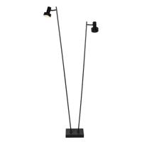 Freelight Vloerlamp Lunata 2 lichts H 140 cm zwart Freelight Vloerlamp Lunata 2 lichts H 140 cm zwart