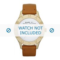 Horlogeband Marc by Marc Jacobs MBM1218 Leder Cognac 20mm - thumbnail