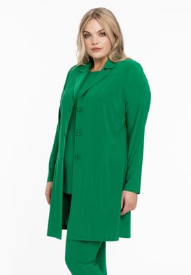 Yoek Blazer long | Groen | Maat 46/48