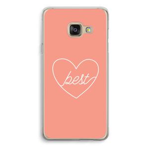 Best heart: Samsung Galaxy A3 (2016) Transparant Hoesje