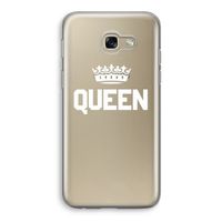 Queen zwart: Samsung Galaxy A5 (2017) Transparant Hoesje