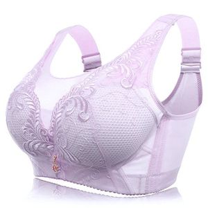 Embroidery Wireless Full Busted Anti Sagging Cami Bras