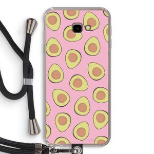 Dancing avocados: Samsung Galaxy J4 Plus Transparant Hoesje met koord