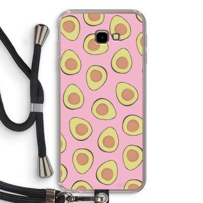 Dancing avocados: Samsung Galaxy J4 Plus Transparant Hoesje met koord