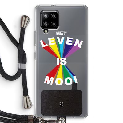 Het Leven Is Mooi: Samsung Galaxy A42 5G Transparant Hoesje met koord