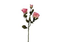 Kunstbloem roos 53 cm, roze - Buitengewoon de boet