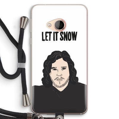 Let It Snow: HTC U Play Transparant Hoesje met koord