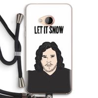 Let It Snow: HTC U Play Transparant Hoesje met koord