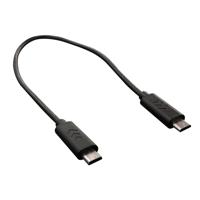 ROLINE USB 2.0 Oplaadkabel, Micro B M/M, zwart, 0,3 m - thumbnail