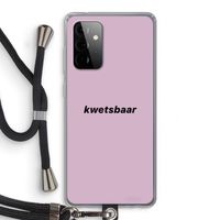 kwetsbaar: Samsung Galaxy A72 5G Transparant Hoesje met koord kwetsbaar: Samsung Galaxy A72 5G Transparant Hoesje met koord