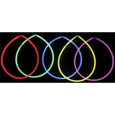 6x stuks glow in the dark hals ketting