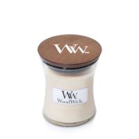 WoodWick vanilla bean mini candle