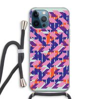 Skew Blush 3: iPhone 12 Pro Max Transparant Hoesje met koord