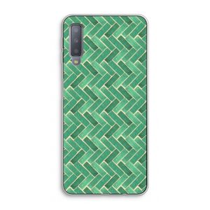 Moroccan tiles 2: Samsung Galaxy A7 (2018) Transparant Hoesje