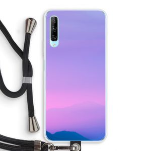 Sunset pastel: Huawei P Smart Pro Transparant Hoesje met koord