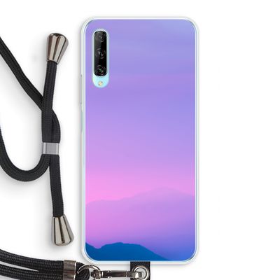 Sunset pastel: Huawei P Smart Pro Transparant Hoesje met koord