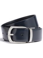 Zegna reversible leather belt - Bleu - thumbnail