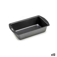 Vierkante mal Kinvara CK56483-24 CK56483-24 Donker grijs Roestvrij staal Koolstofstaal 13 x 6,3 x 30 cm 30 x 5,5 x 13 cm 13 x 5,