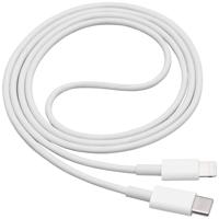 Akyga USB-kabel USB-C stekker, Apple Lightning stekker 1.00 m Wit AK-USB-35 - thumbnail