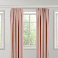 Gordijnen Verduisterend & Isolerend - Haken of Ringen - Oud Roze maat: 250 x 150 cm - materiaal: Polyether - Dekbed-Discounter.nl