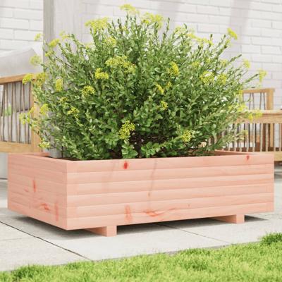 VidaXL Plantenbak 90x60x26,5 cm massief douglashout