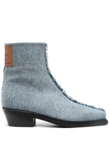 Y/Project bottines en jean - Bleu