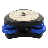 DLEV-3838 precisie Bubble level nivellering basis statief Hoofdplaat met 3/8 inch schroef & 3 instelknoppen voor statief bevestiging