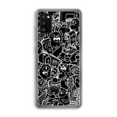 Vexx Black City : Samsung Galaxy A41 Transparant Hoesje