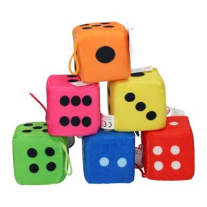 Jono Toys Dobbelsteen pluche, 7cm