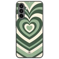 Samsung Galaxy A36 hoesje - Hart swirl groen