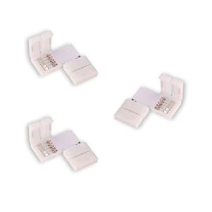 3x RGBWW LED-strip koppelstuk hoek soldeervrij