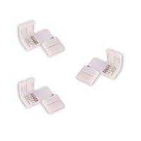 3x RGBWW LED-strip koppelstuk hoek soldeervrij