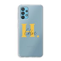 Amber Script: Samsung Galaxy A32 4G Transparant Hoesje