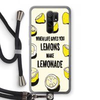 Lemonade: Xiaomi Redmi 9 Transparant Hoesje met koord