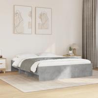 Bedframe zonder matras 160x200 cm spaanplaat betongrijs