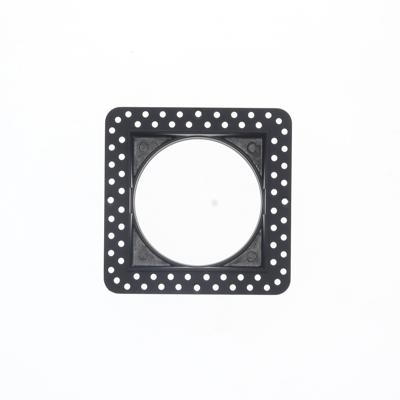 Opvulring trimless LED armatuur vierkant zwart