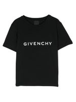 Givenchy Kids t-shirt en coton à logo imprimé - Noir