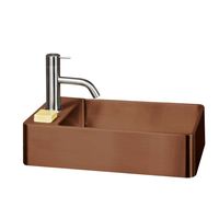 Qisani Vanity fontein 22x40x10cm copper