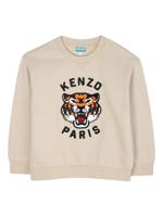 Kenzo Embroidered Tiger Sweater Kids Beige - Maat 7/8 jaar - Kleur: Beige | Soccerfanshop