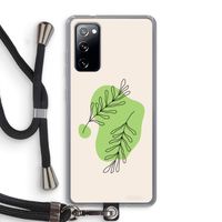 Beleaf in you: Samsung Galaxy S20 FE / S20 FE 5G Transparant Hoesje met koord