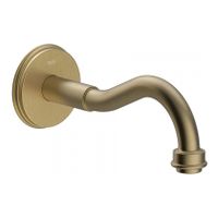 Tres Clasic inbouw uitloop 21 cm Messing mat