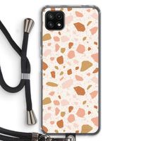 Terrazzo N°18: Samsung Galaxy A22 5G Transparant Hoesje met koord