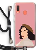 Confidence: Samsung Galaxy A20e Transparant Hoesje met koord
