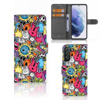 Samsung Galaxy S22 Plus | Wallet Case | met Pasjes | Punk Rock Samsung Galaxy S22 Plus | Wallet Case | met Pasjes | Punk Rock