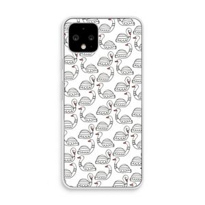 Zwanen: Pixel 4 Transparant Hoesje