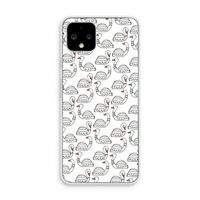 Zwanen: Pixel 4 Transparant Hoesje