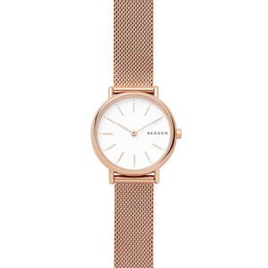 Skagen SKW2694 Horloge Signatur staal rosekleurig 30 mm